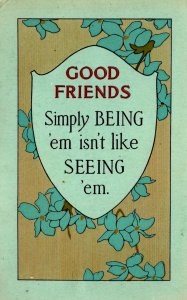 Good Friends - Ain't like seeing them - in 1918