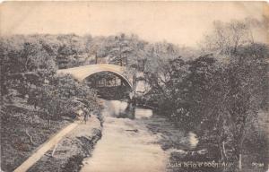 AYR SCOTLAND UK AULD BRIG O'DOON~ARCH BRIDGE~BURNS STUDIO SERIES POSTCARD