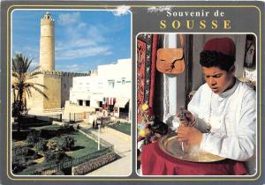 BG14123 sousse types folklore le ribat et le graveur  tunisia