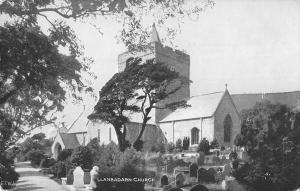 uk16389 llanbadarn church wales real photo uk