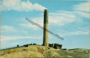 Stack at Anaconda Mining Company Smelter Montana Postcard PC339