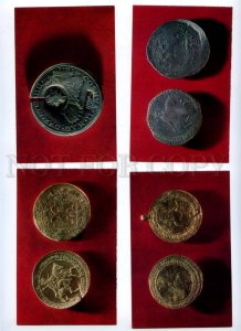 142136 Rare Russian COINS Hermitage COLLECTION of 16 old cards