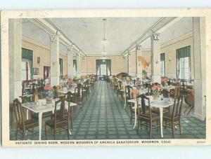 W-Border DINING ROOM AT MODERN SANITARIUM Woodmen Colorado CO hs0496