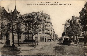 CPA Boulogne Avenue J.-B. Clement (1314092)