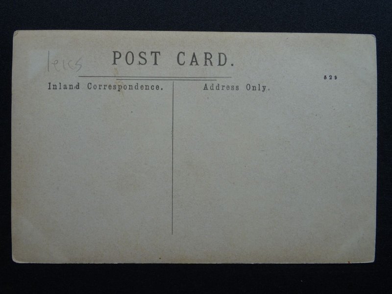 Leicestershire FOXTON ST. ANDREW'S CHURCH Interior c1910 RP Postcard