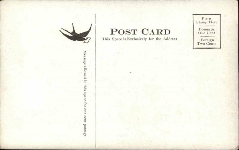 Wakefield MA Horse Drawn Fire Engine c1910 Postcard