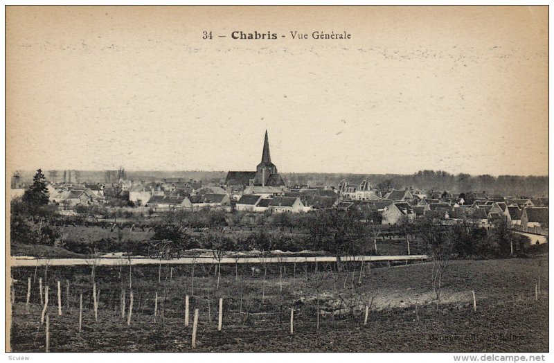 CHABRIS, Vue Generale, Indre, France, 00-10s