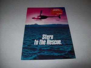 RESCUE ORIGINAL VIDEO ARCADE GAME SALES FLYER BROCHURE Vintage Promo Art