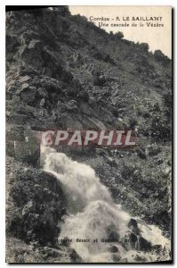 Postcard Old Correze Saillant A cascade of Vezere