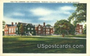 Commons & Dormitories, Roanoke College - Salem, Virginia