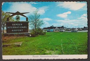 Entrance To Gander International Airport Hudson Bomber- Unused