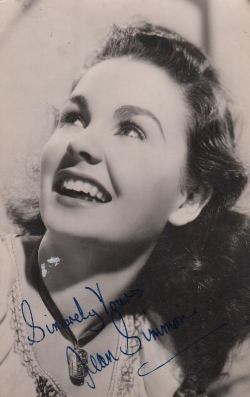 Jean Simmons Original Printed Signed Vintage Photo