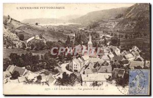 Auvergne picturesque Old Postcard General view Le Chambon and Lake