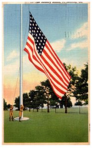 American Flag,  Infantry School, Fort benning Georgia