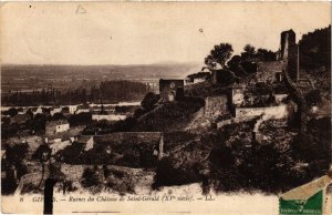 CPA GIVORS Ruines du Chateau de St-Gerald (462347) 