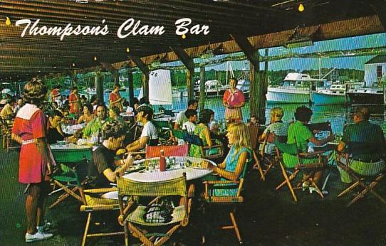 Interior Thompson Brothers Clam Bar On Wychmere Harbor Cape Cod Massachusetts