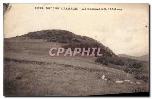 Old Postcard Ballon d'Alsace summit