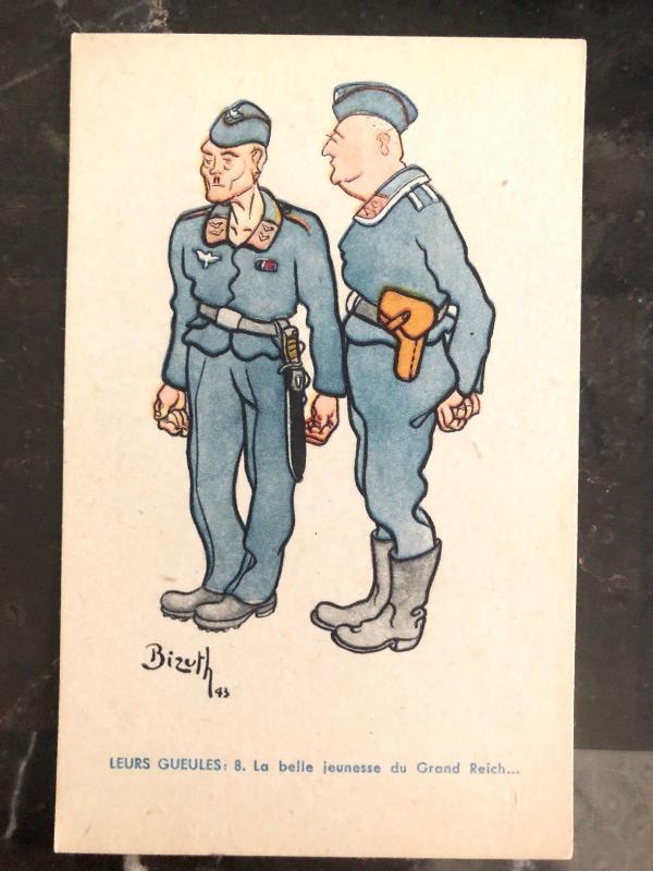 Mint Belgium Picture Postcard WW2 The Reich Beautiful Manhood