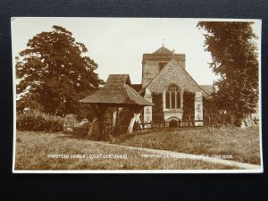 Surrey Coulsdon CHIPSTEAD St Margaret's Church - Old RP Postcard by J.A. Croll