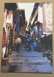 POSTCARD - UNUSED - THE MARKET, JERUSALEM