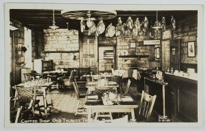 KY Coffee Shop, Old Talbott Tavern Bardstown Section RPPC Postcard 019