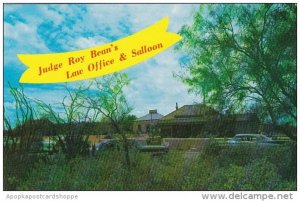 Texas Langtry Judge Roy Bean's Law Office and Saloon