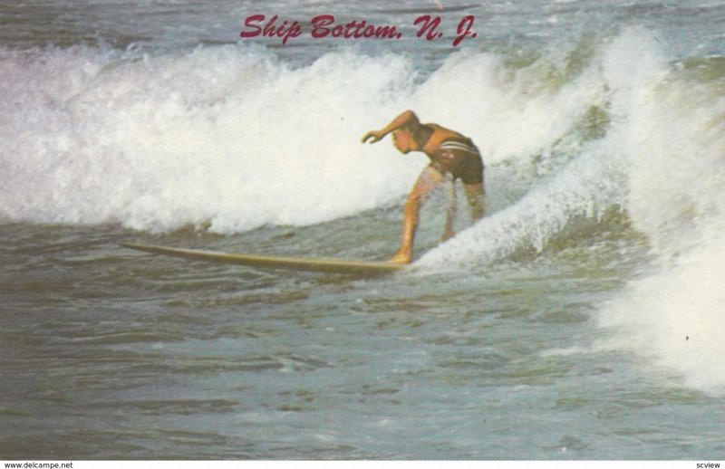 Surfboarding (Surfing) , The Surf Rider , SHIP BOTTOM , New Jersey , 50-60s