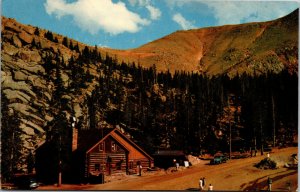 Vtg 1950s Glen Cove Inn Pikes Peak Auto Highway Colorado CO Unused Postcard