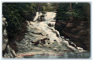 1907 Tama Falls Mt. Madison River Lake New Hampshire NH Antique Vintage Postcard