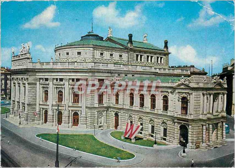 Postcard Modern Burgtheater Wien