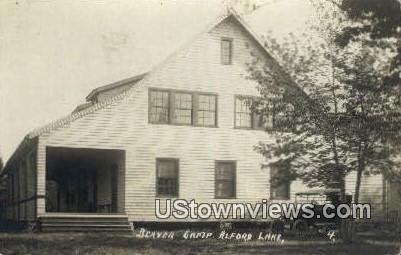 Real Photo, Beaver Vamp in Alford Lake, Maine