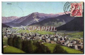 Old Postcard Davos
