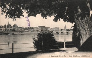 Vintage Postcard Saumur Vue Generale Cote Nord France