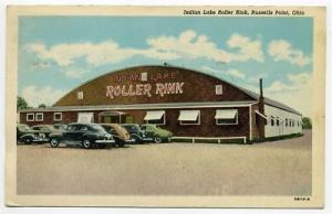 OH Indian Lake Roller Rink Russells Point 1946 Gem