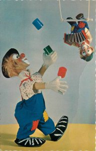 Postcard 1950s Steiff toy Advertising Circus clown 23-1513