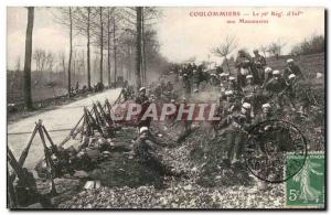 Postcard Old Coulsdon 76th Inf Reg of the Army Maneuvers