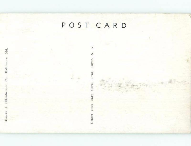 Unused 1940's PANORAMIC VIEW Baltimore Maryland MD hp3598