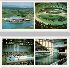 2 Postcards MOSCOW, RUSSIA Cycling Track KRYLATSKOYE Pool OLYMPIC SPORTS COMPLEX