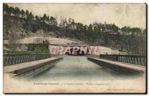 near Chaumont Old Postcard The channel tunnel Condes