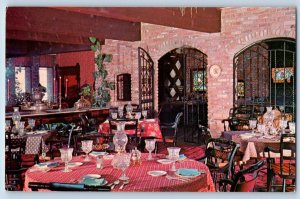 Aspen Colorado Postcard Pomegranate Inn Dining Room Antique Bar Heated Pool 1960