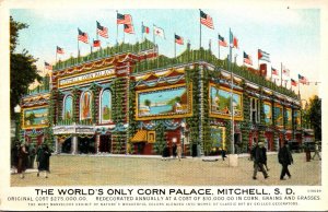 South Dakota Mitchell World's Only Corn Palace Curteich