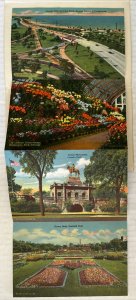 Scenes in Chicago Parks 16 Postcard Souvenir Folder