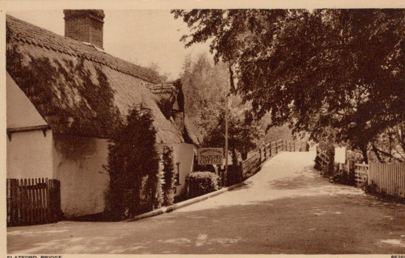 Suffolk Postcard - Flatford Bridge, East Bergholt   RS21427