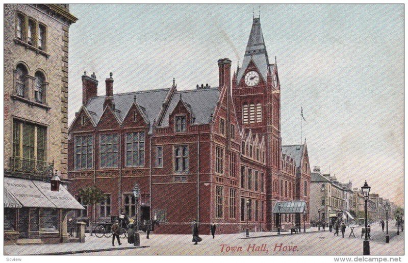 HOVE, Sussex, England, United Kingdom; Town Hall, PU-1908