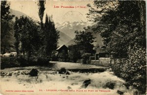 CPA LUCHON Chute de la Pique Pont de Venasque (982406)