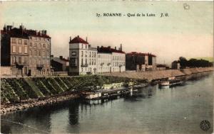 CPA ROANNE Quai de la Loire (339178)