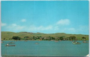 Postcard - Bodega Bay On Scenic Shoreline Hwy, No. 1 - Bodega Bay, California