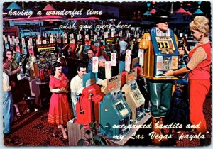 Postcard - Gambling Casino - Las Vegas, Nevada