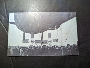 Mint 1910 Germany Airship Zeppelin PPC Postcard PL25 Parseval in Dresden