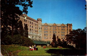 Hotel Thayer west Point NY Hudson River US Military academy Vtg Postcard